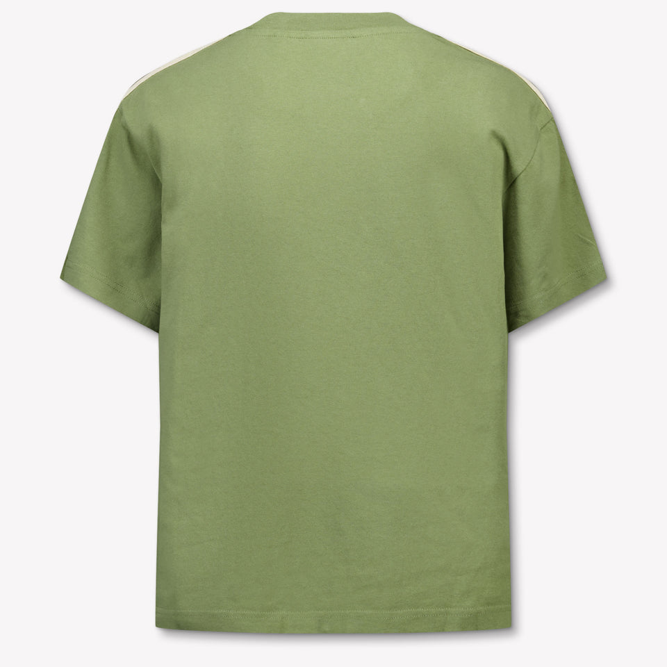 Palm Angels Kinder Jongens T-Shirt In Army