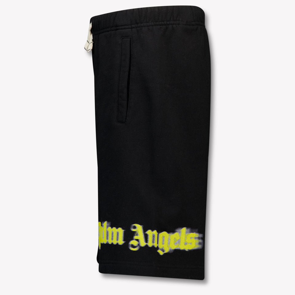 Palm Angels Kinder Jongens Shorts In Zwart