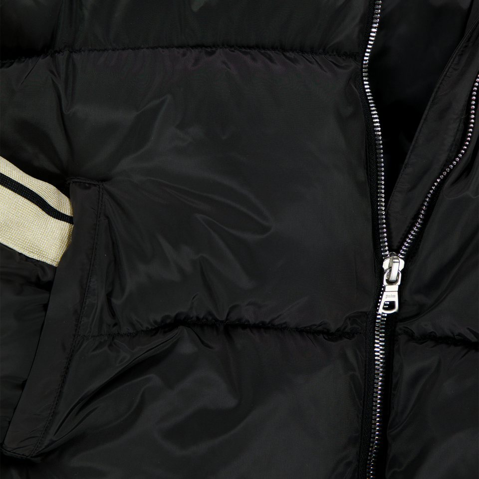 Palm Angels Kinder Jongens Winterjas In Zwart