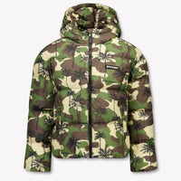 Palm Angels Kinder Jongens Winterjas In Army