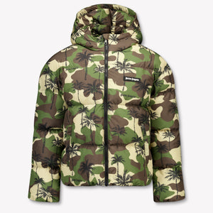 Palm Angels Kinder Jongens Winterjas In Army