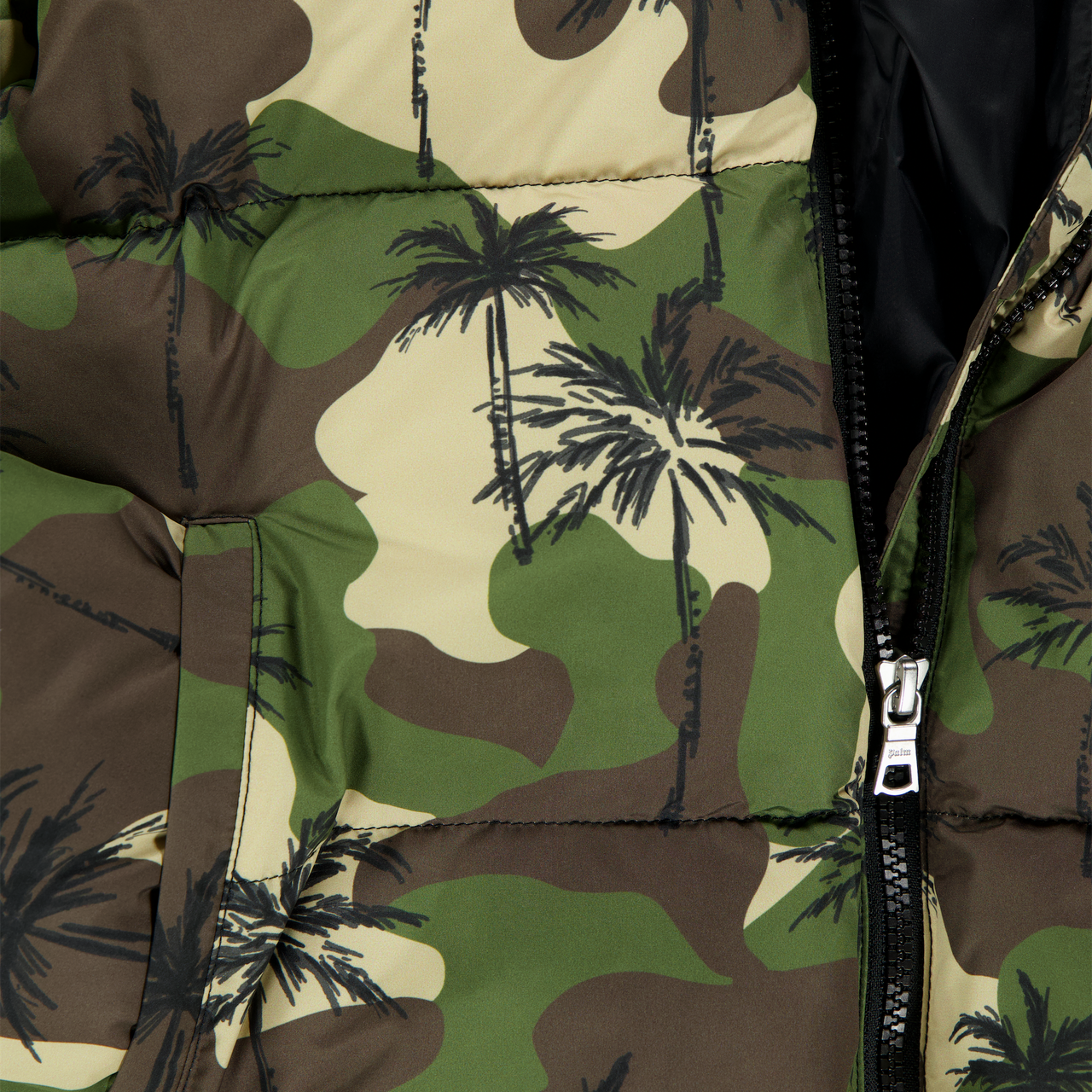 Palm Angels Kinder Jongens Winterjas In Army