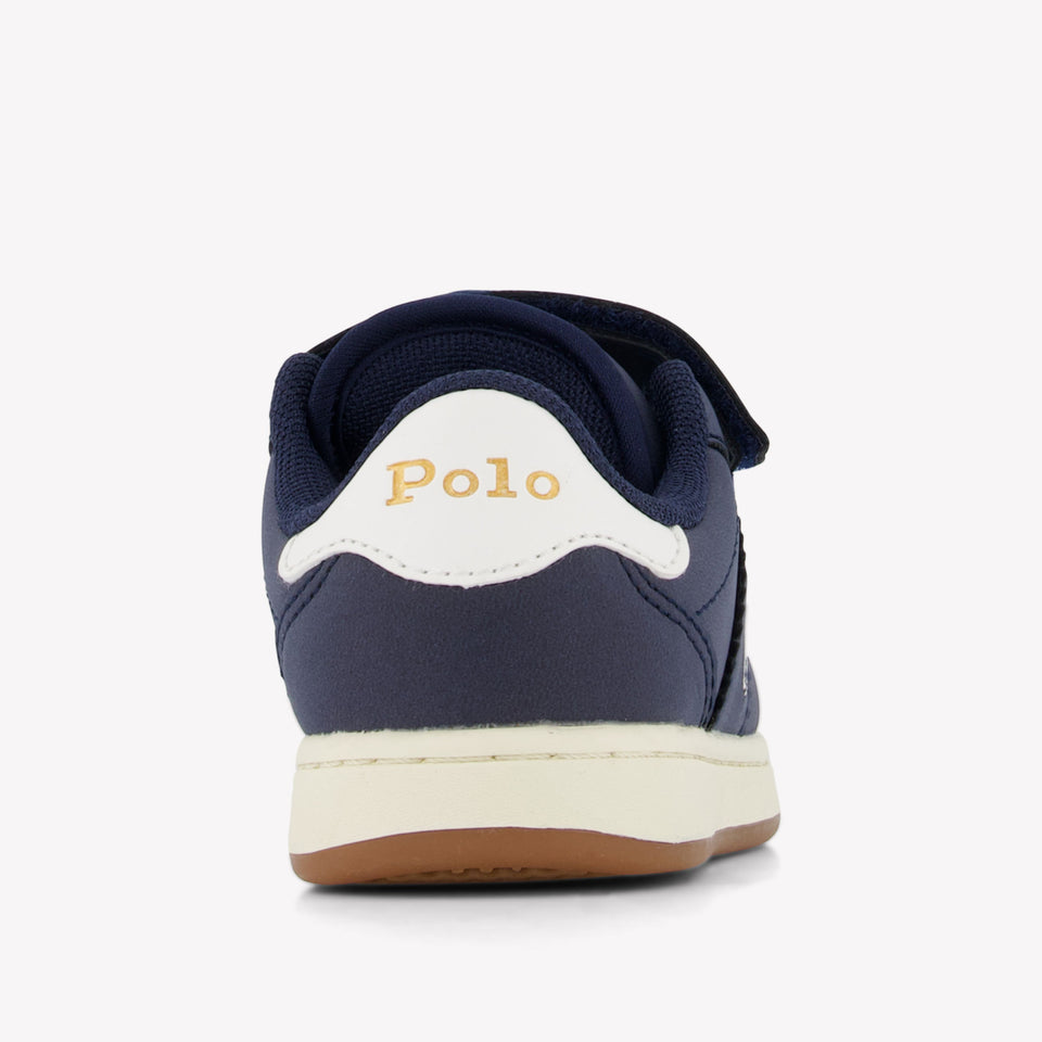 Ralph Lauren Knollan Ps Jongens Sneakers In Navy