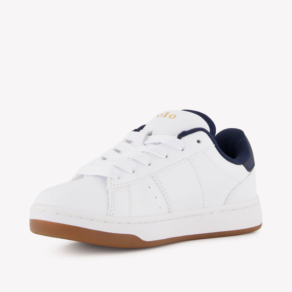 Ralph Lauren Knollan Jongens Sneakers In Wit