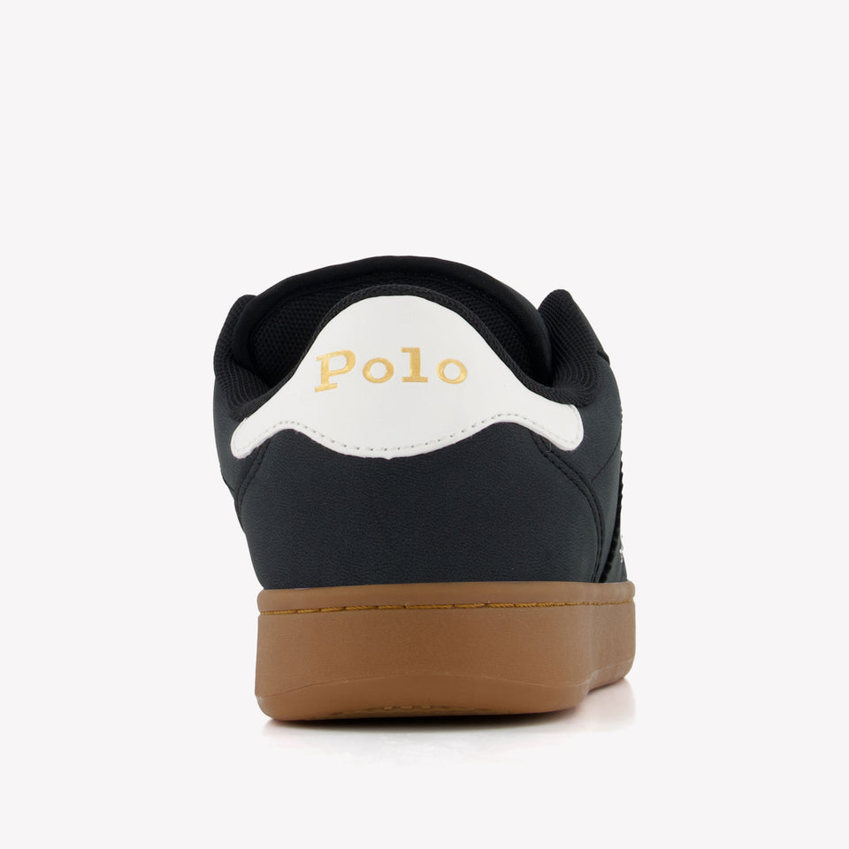 Ralph Lauren Knollan Jongens Sneakers In Zwart
