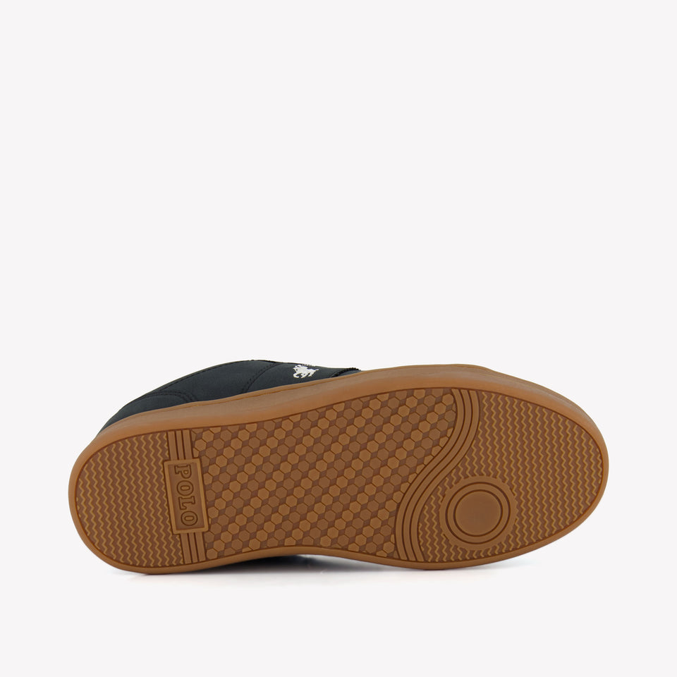 Ralph Lauren Knollan Jongens Sneakers In Zwart
