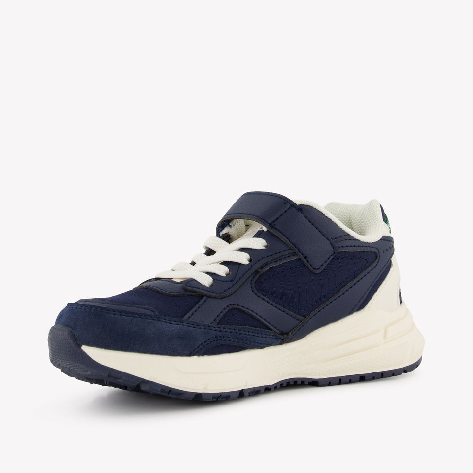 Ralph Lauren Trackster 275 Jongens Sneakers In Navy