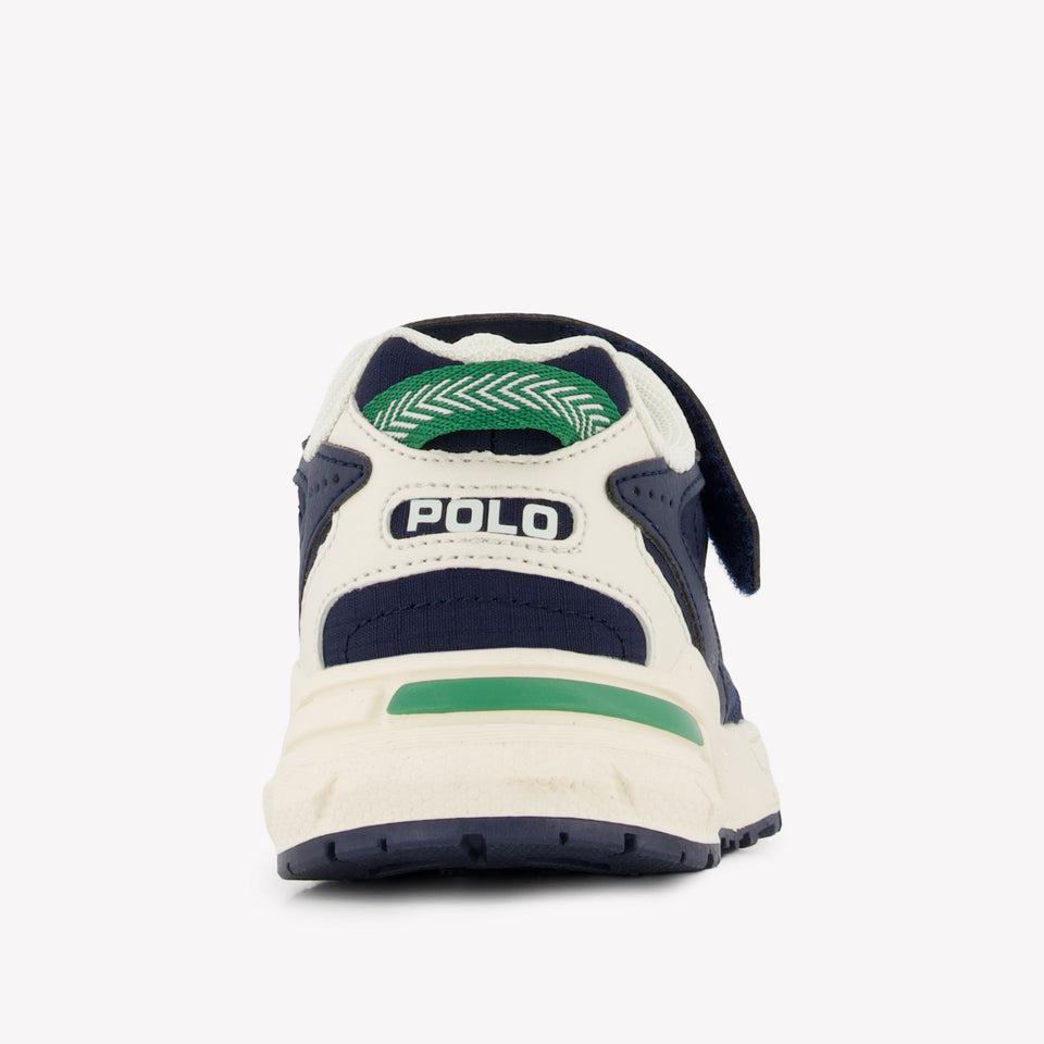 Ralph Lauren Trackster 275 Jongens Sneakers In Navy