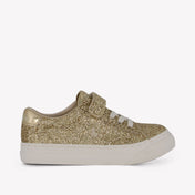 Ralph Lauren Ryley Meisjes Sneakers In Goud