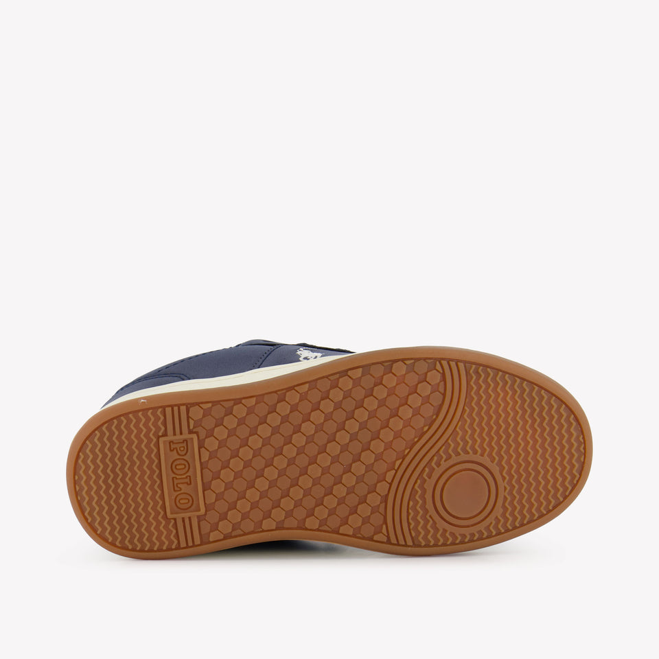 Ralph Lauren Knollan Jongens Sneakers In Navy