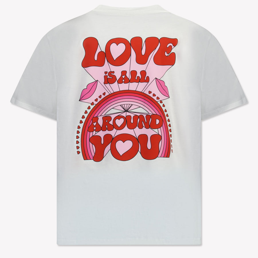 Stella McCartney Kinder Meisjes T-Shirt In Wit