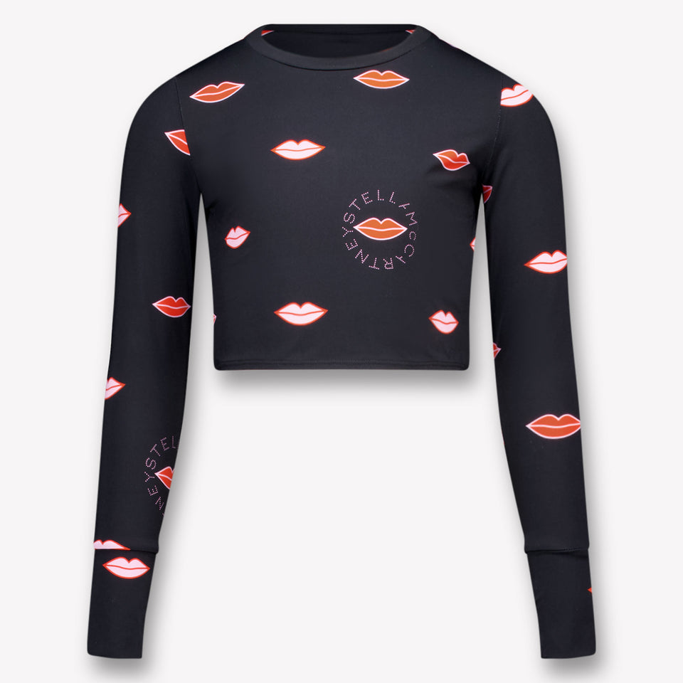 Stella McCartney Kinder Meisjes T-Shirt In Zwart