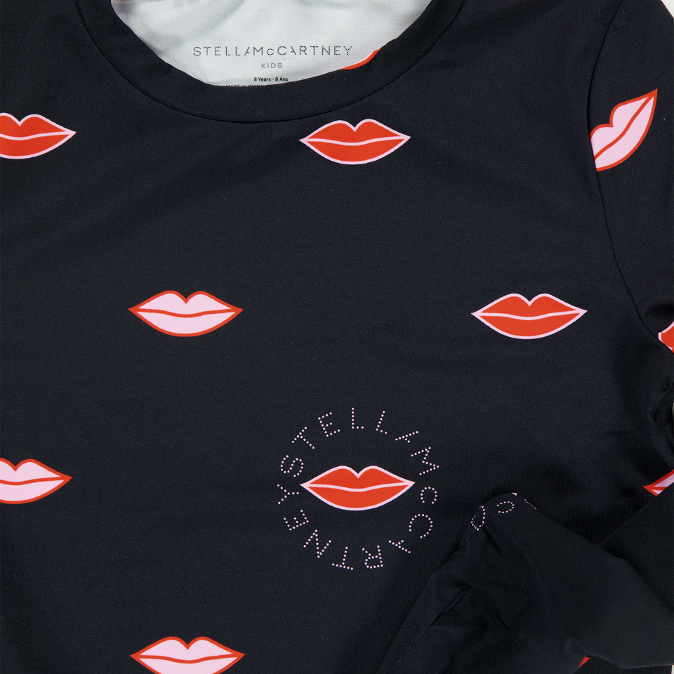 Stella McCartney Kinder Meisjes T-Shirt In Zwart