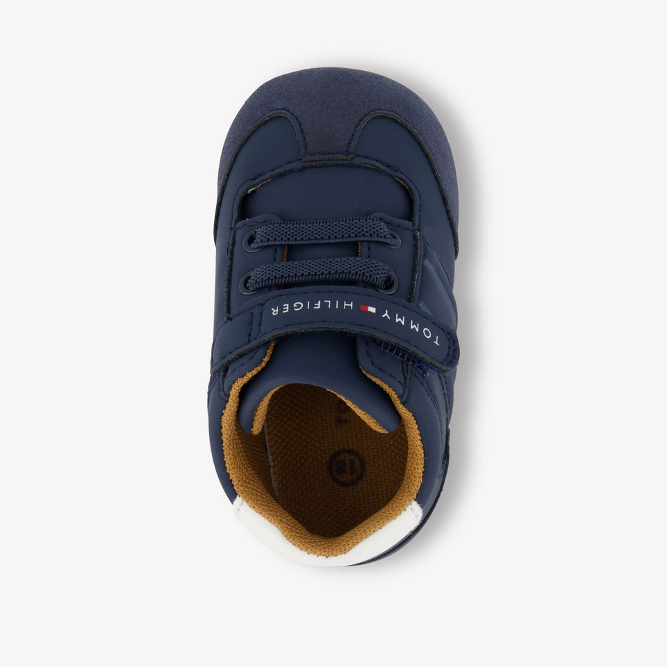 Tommy Hilfiger Baby Jongens Sneakers In Donker Blauw