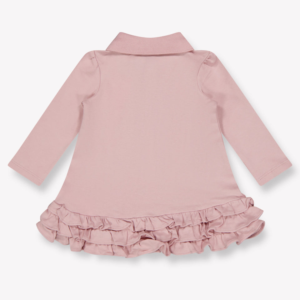 Ralph Lauren Baby Meisjes Jurk In Roze