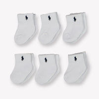 Ralph Lauren Baby Jongens Sokjes In Wit