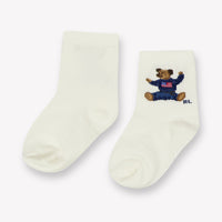 Ralph Lauren Baby Unisex Sokjes In Off White