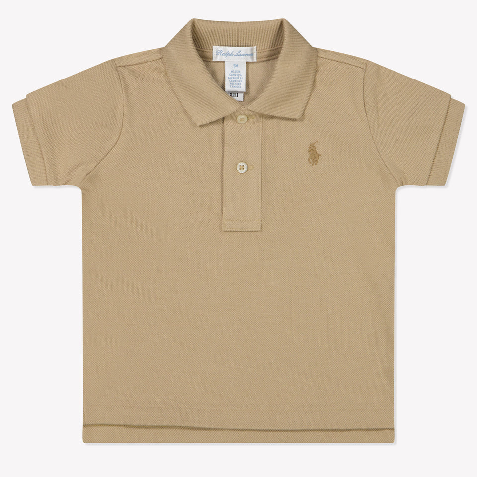 Ralph Lauren Baby Jongens Polo In Khaki