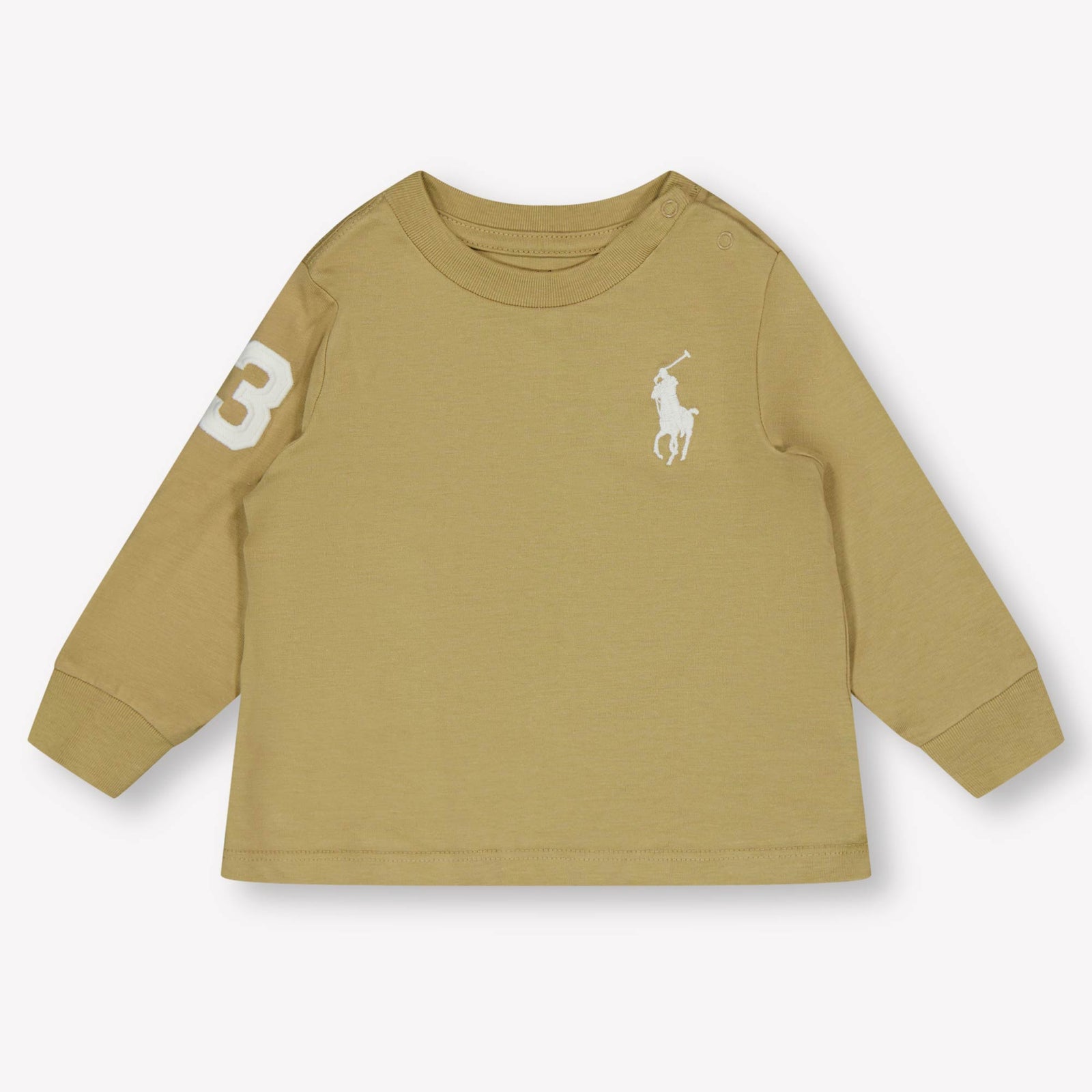 Ralph Lauren Baby Jongens T-Shirt In Khaki