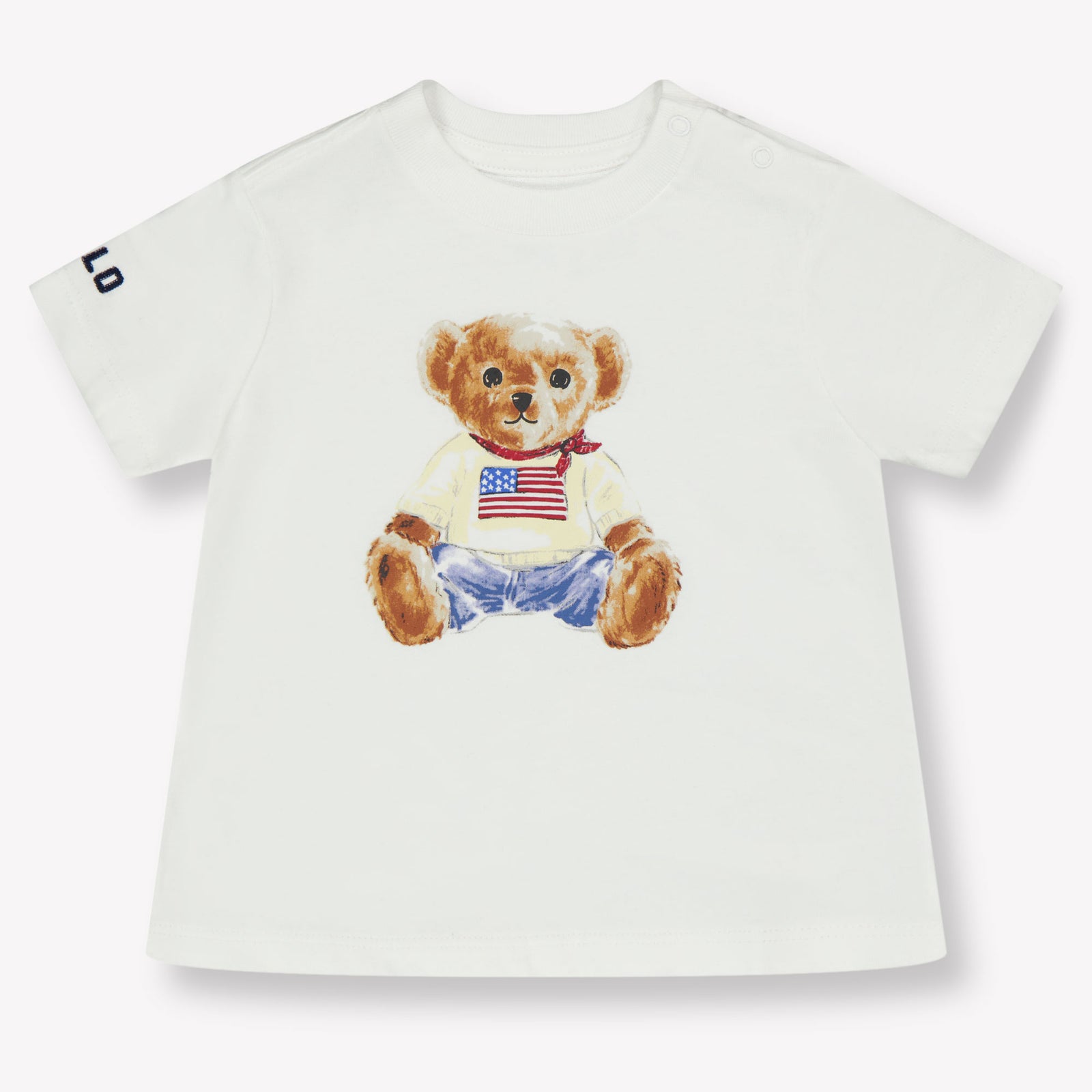 Ralph Lauren Baby Jongens T-Shirt In Wit