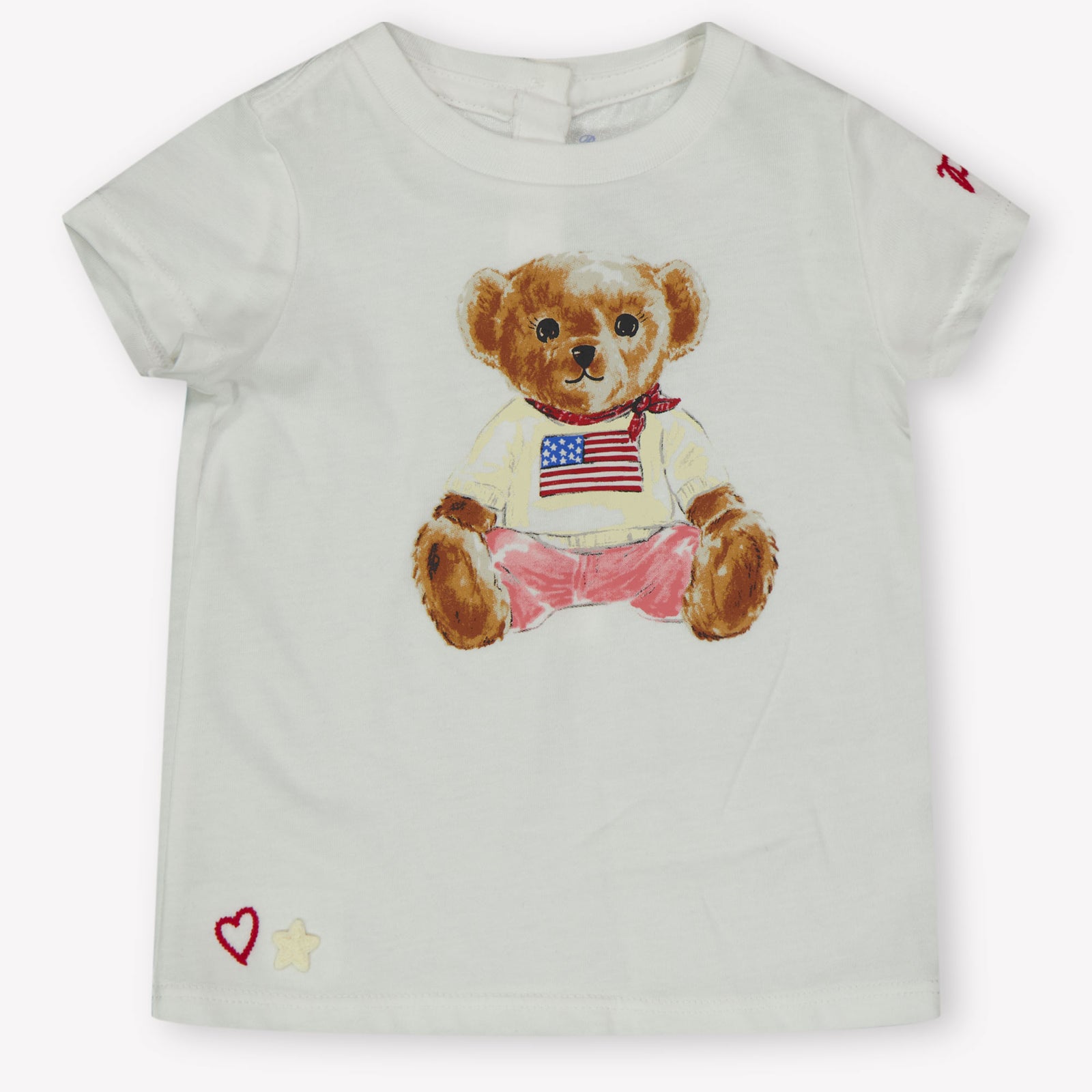 Ralph Lauren Baby Meisjes T-Shirt In Wit