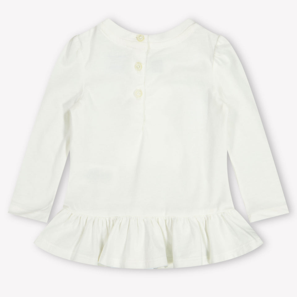 Ralph Lauren Baby Meisjes Jurk In Off White
