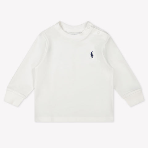 Ralph Lauren Baby Jongens T-Shirt In Wit