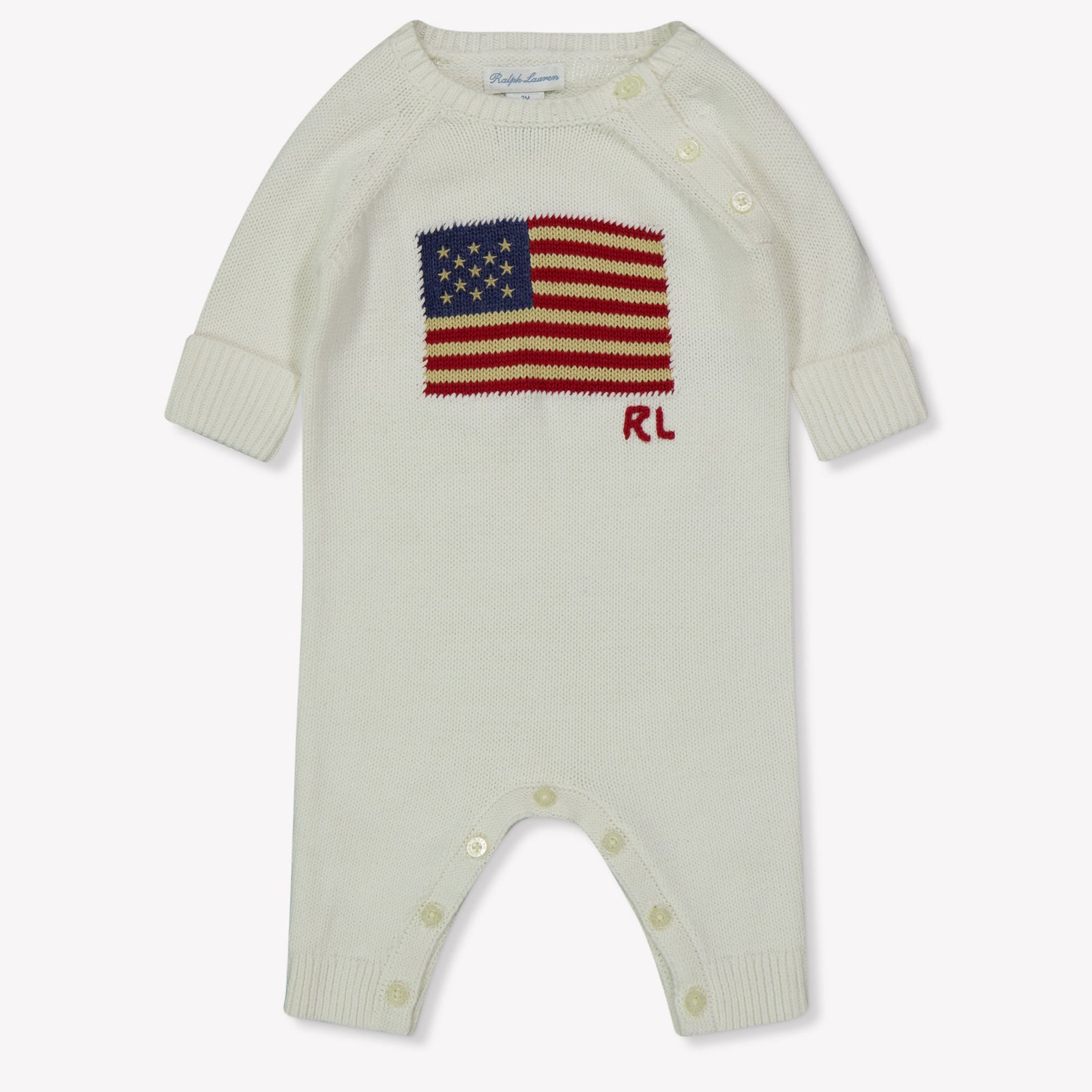 Ralph Lauren Baby Jongens Boxpakje In Off White