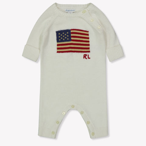 Ralph Lauren Baby Jongens Boxpakje In Off White