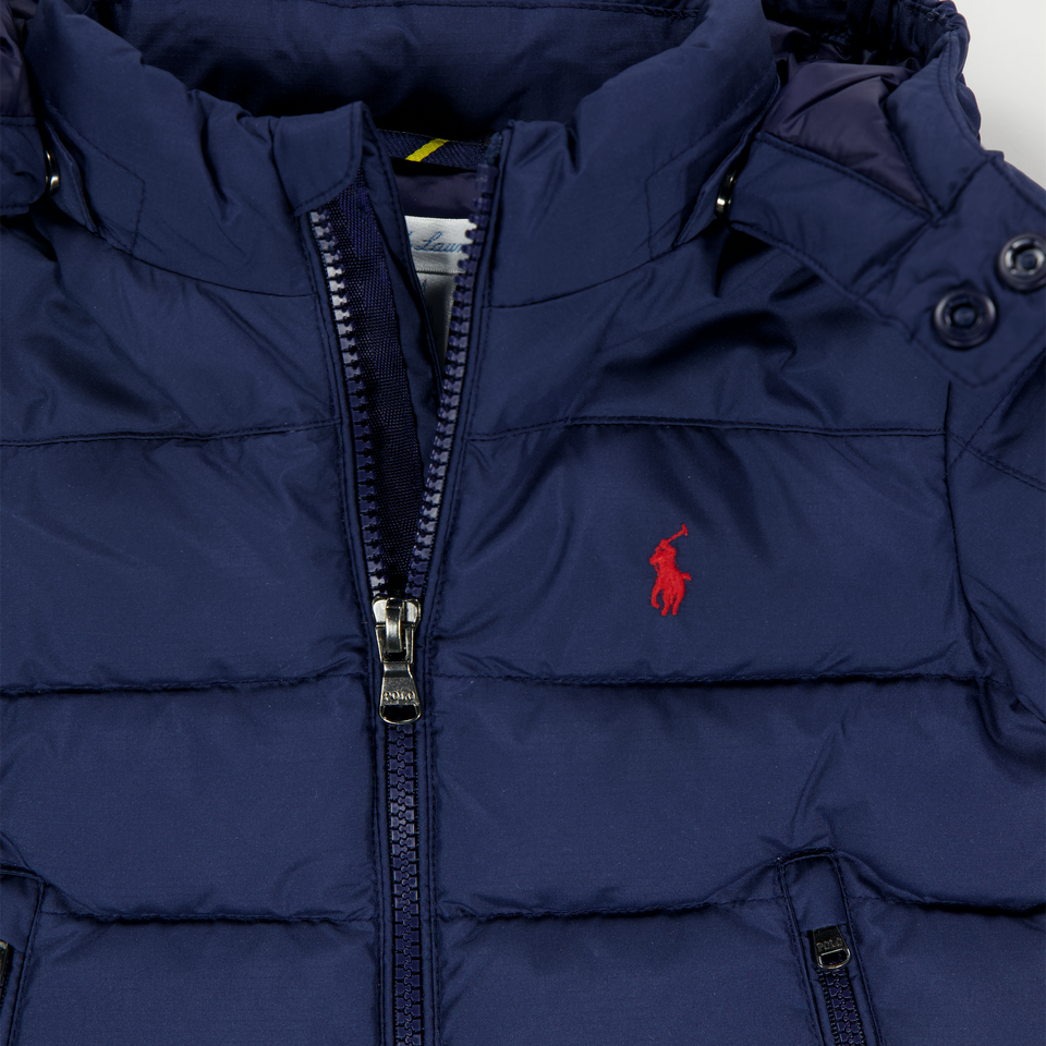 Ralph Lauren Baby Jongens Winterjas In Navy