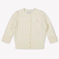 Ralph Lauren Baby Meisjes Vest In Off White