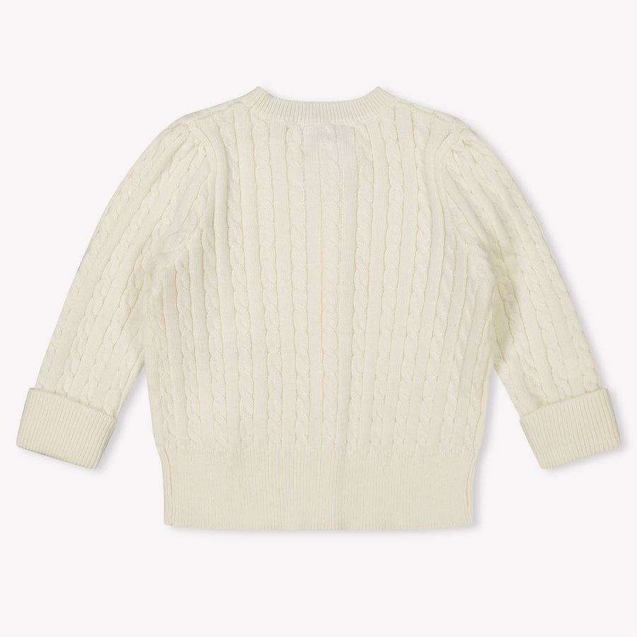 Ralph Lauren Baby Meisjes Vest In Off White