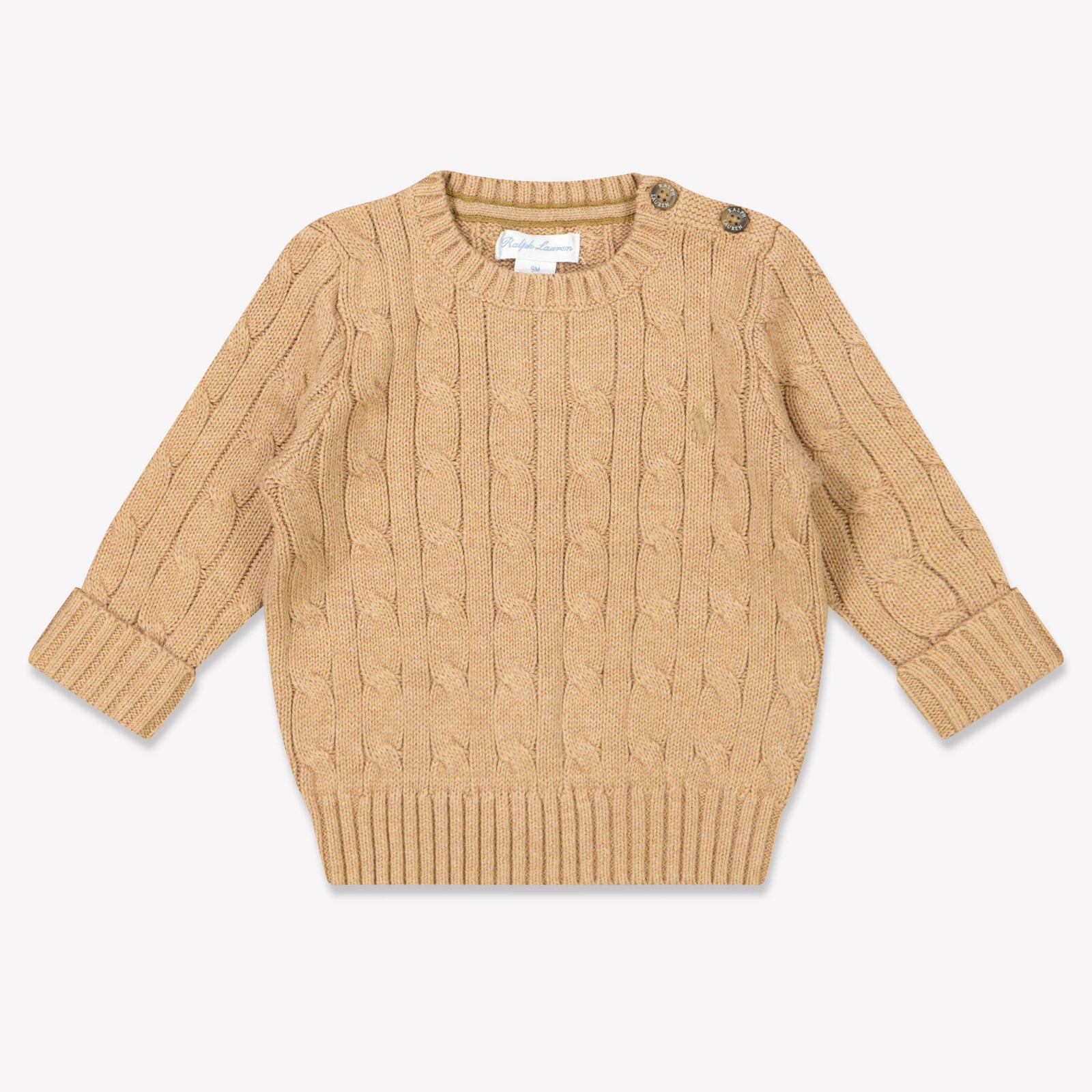 Ralph Lauren Baby Jongens Trui In Camel