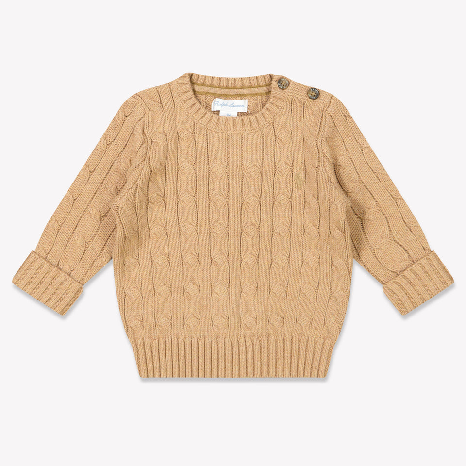 Ralph Lauren Baby Jongens Trui In Camel