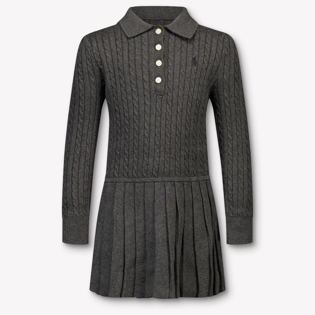 Ralph Lauren Kinder Meisjes Jurk In Antraciet
