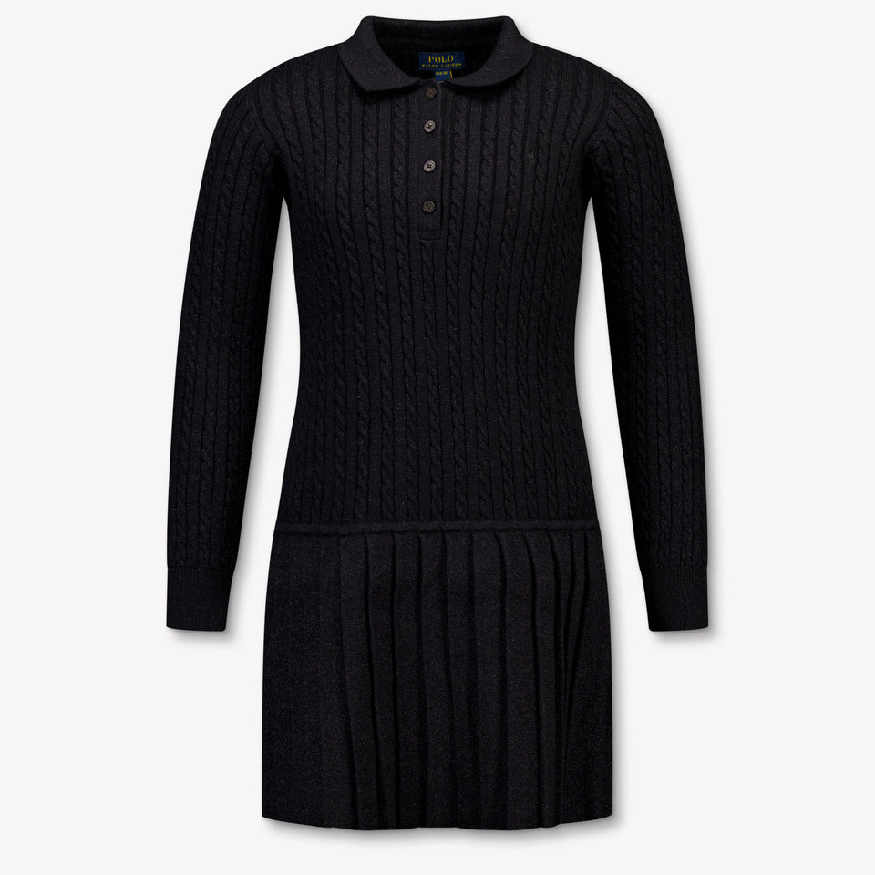 Ralph Lauren Kinder Meisjes Jurk In Zwart