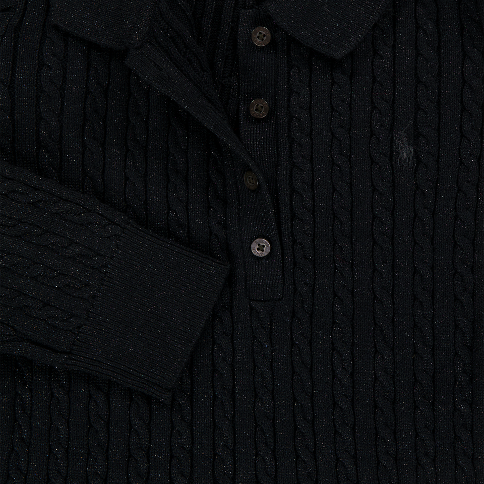 Ralph Lauren Kinder Meisjes Jurk In Zwart