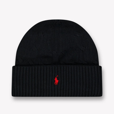 Ralph Lauren Kinder Unisex Muts In Zwart