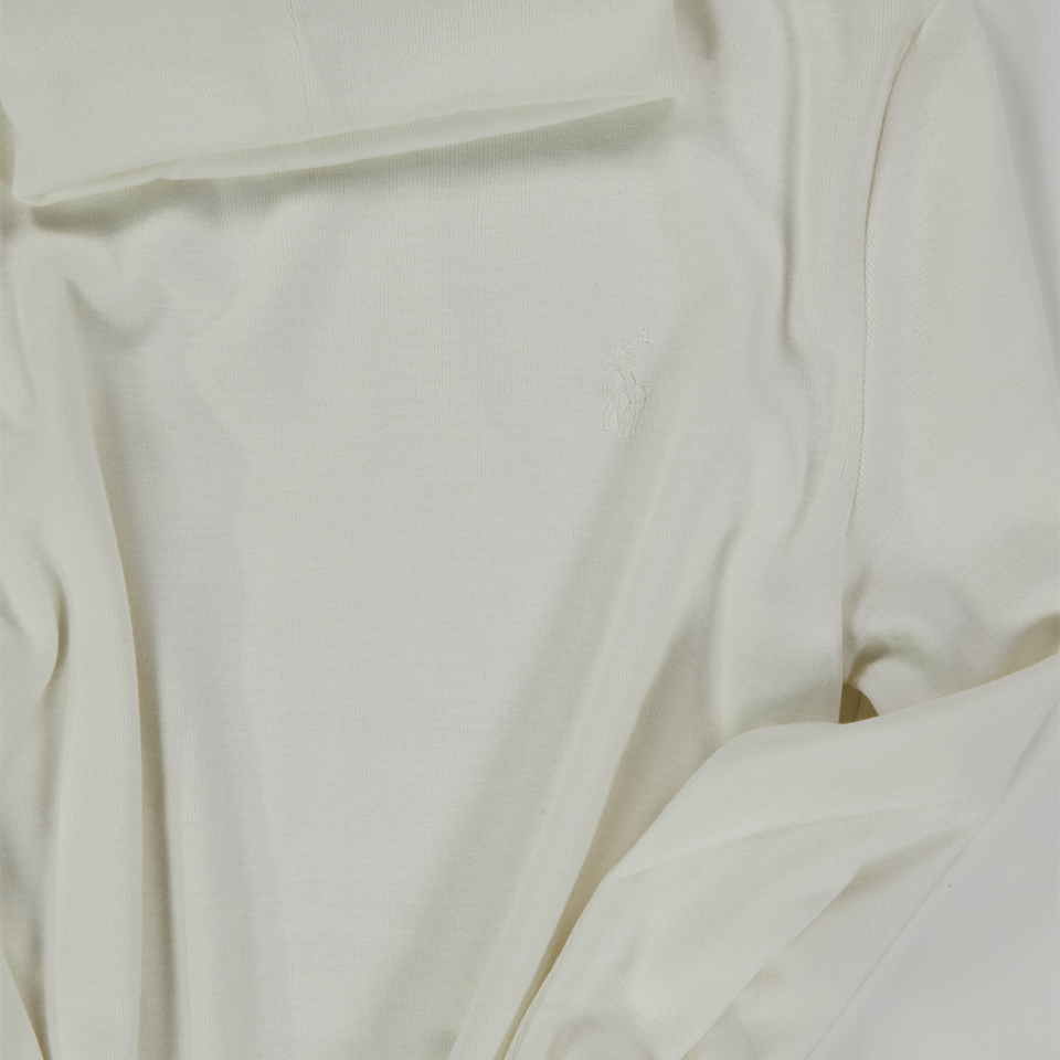 Ralph Lauren Kinder Jongens T-Shirt In Off White