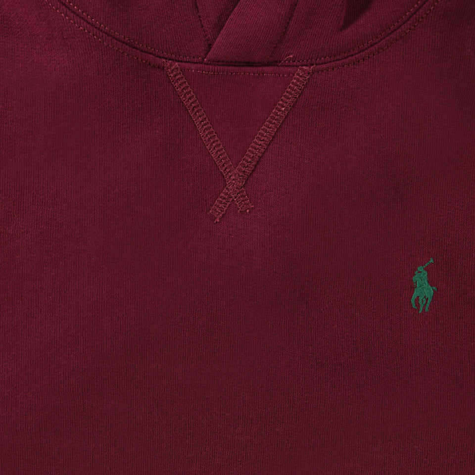 Ralph Lauren Kinder Jongens Trui In Bordeaux