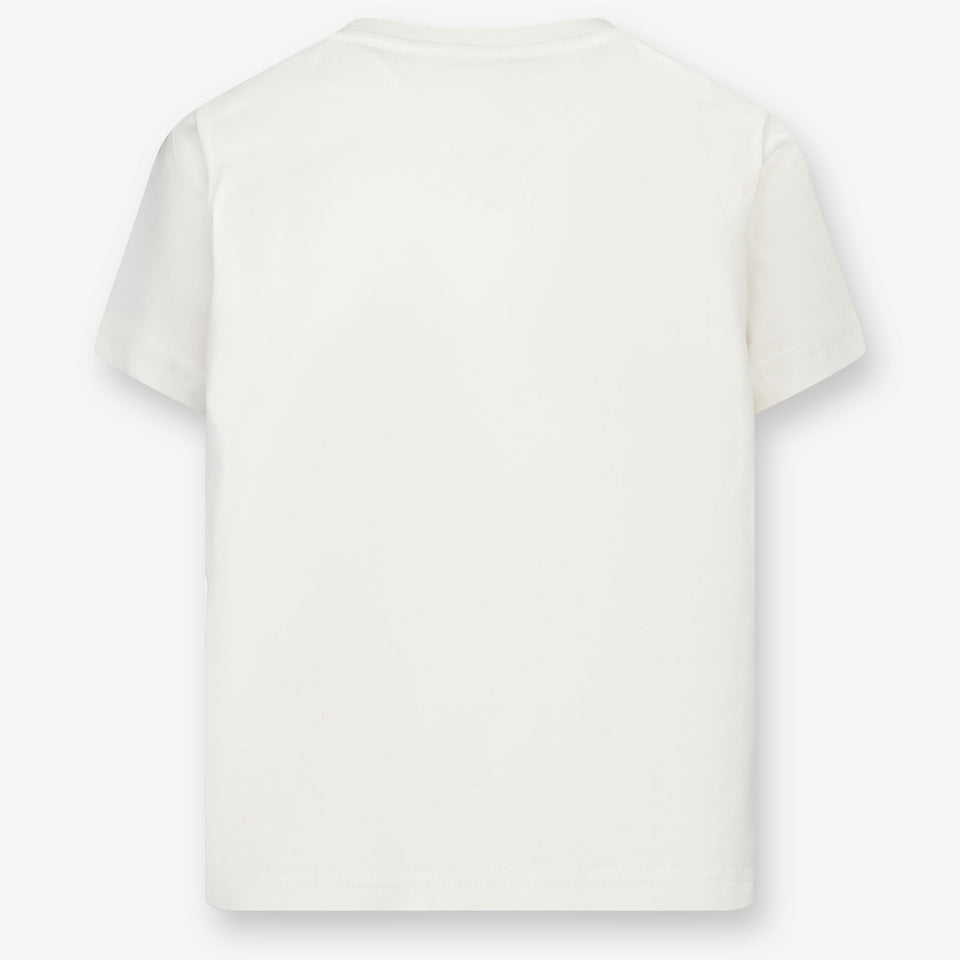 Ralph Lauren Kinder Jongens T-Shirt In Off White