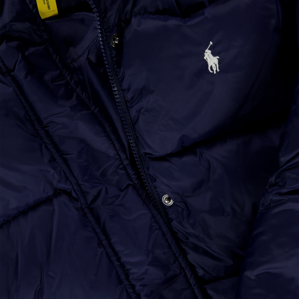 Ralph Lauren Kinder Meisjes Winterjas In Navy