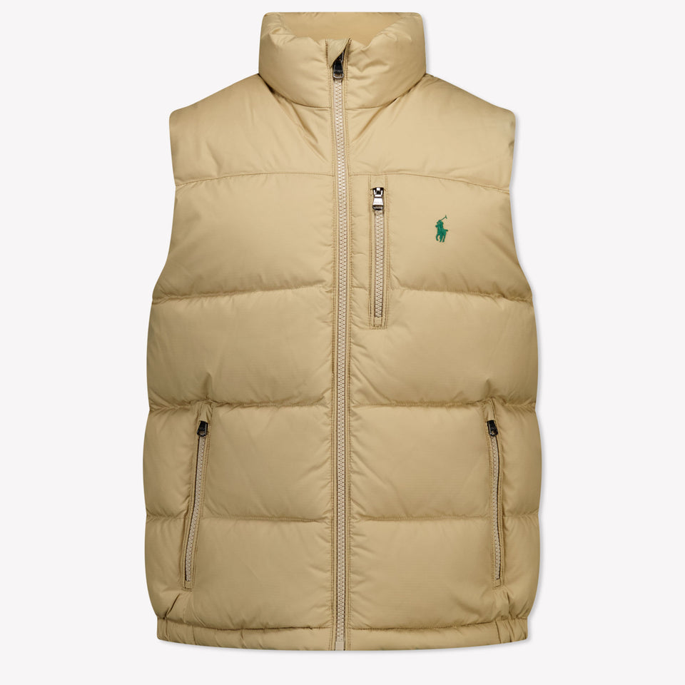 Ralph Lauren Kinder Jongens Bodywarmer In Khaki