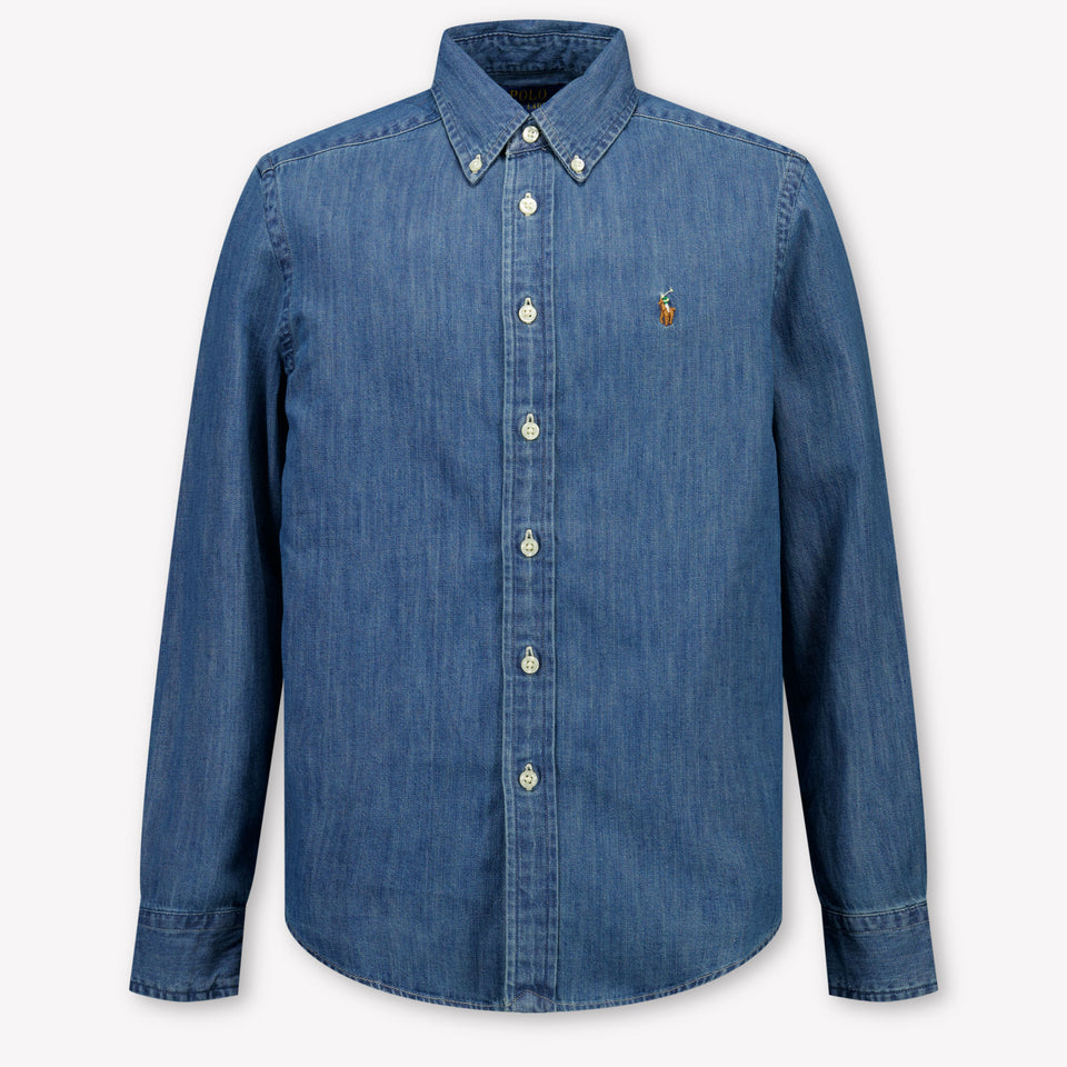 Ralph Lauren Kinder Jongens Blouse In Blauw