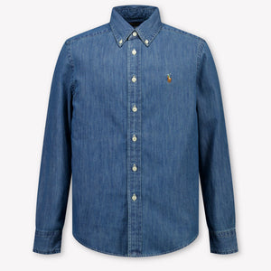 Ralph Lauren Kinder Jongens Blouse In Blauw