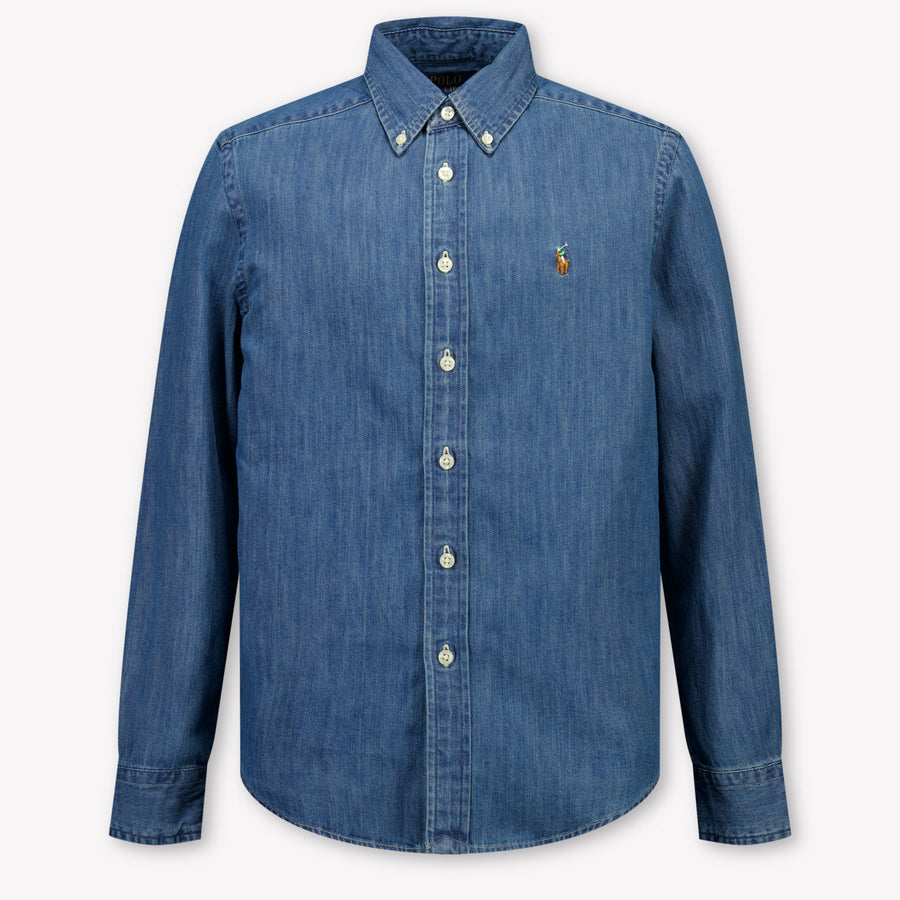 Ralph Lauren Kinder Jongens Blouse In Blauw