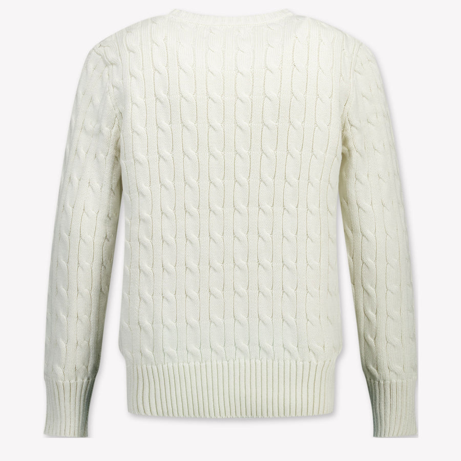 Ralph Lauren Kinder Jongens Trui In Off White