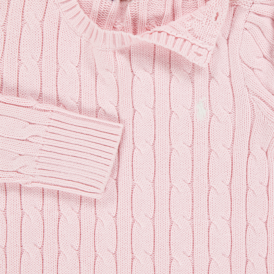 Ralph Lauren Kinder Meisjes Trui In Licht Roze