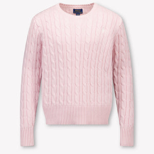 Ralph Lauren Kinder Meisjes Trui In Licht Roze