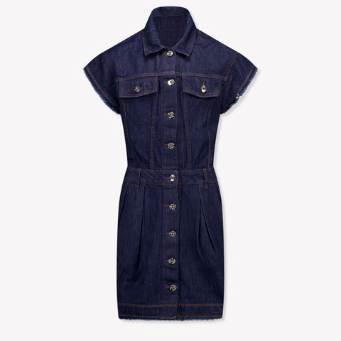 Lanvin Kinder Meisjes Jurk In Jeans